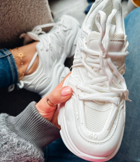 Sneakersy Alina white 1