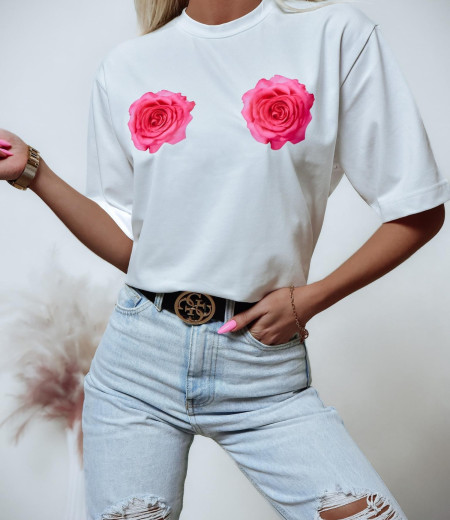 T-shirt Rose white 1