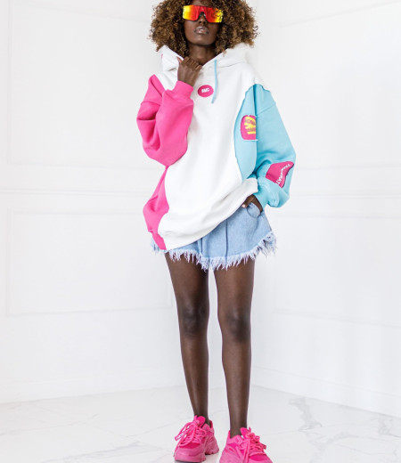 Bluza kangurka z kapturem colorful 1