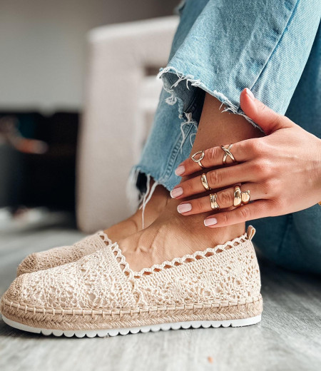 Espadryle Madison beige