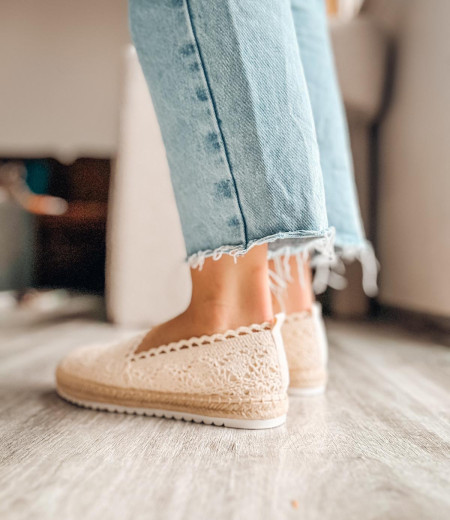 Espadryle Madison beige 1